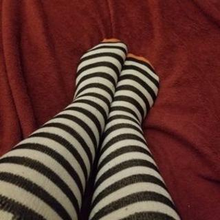 striped socks are the cutetest photo gallery by Fairy Feet