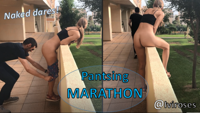 Pantsing marathon: Naked dares!