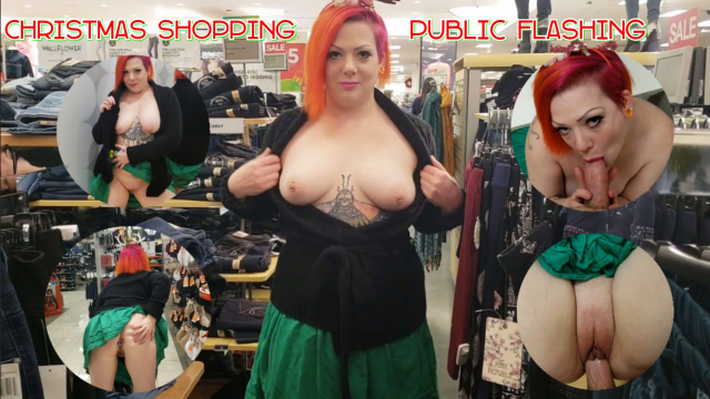 Christmas Shopping Public Nudity