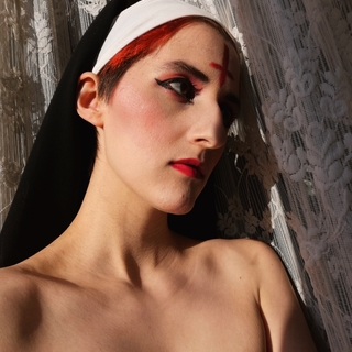 Topless Satanic Nun photo gallery by The Antichristrix